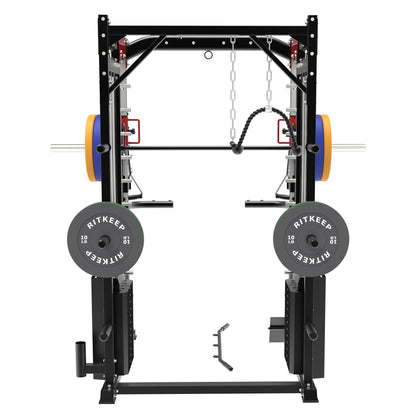 PMAX 5600 Smith Exercise Machine Trainer Pro Complete Home Gym Package