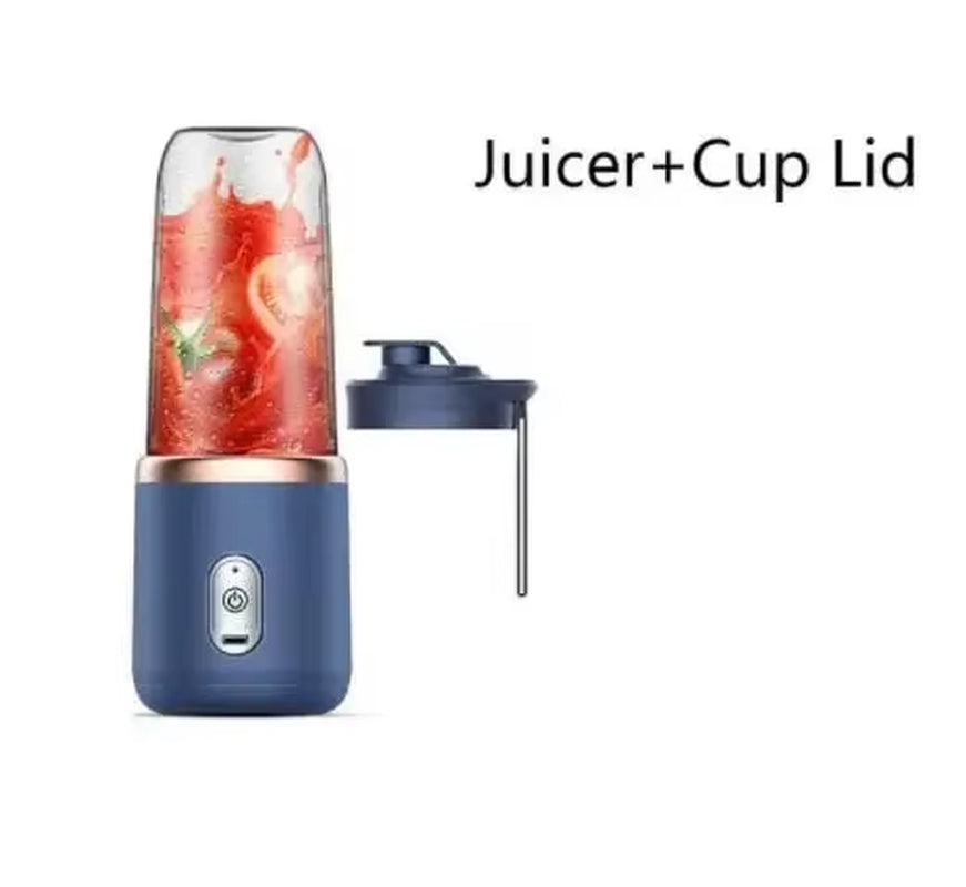 Electric Portable Juicer Blender 400Ml USB Charging Fruit Smoothie Maker for Lemon Orange - Compact Juicing Cup Smoothie Blender