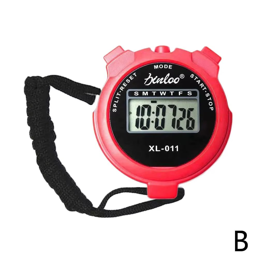 Multifunctional Stopwatch Counter Handheld Sport Stopwatch Digitale Display Fitness Timer Teller Draagbare