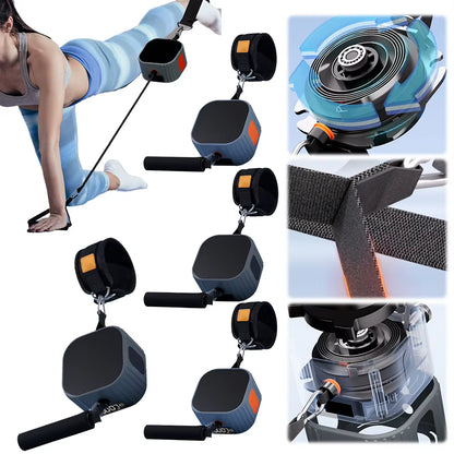 Fitness Pump Fitness Equipment Adjustable Resistance Strength Training Puller with Counter Rowing Machine for Home Gym